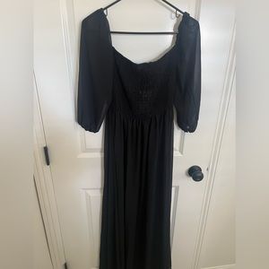 Black long sleeve dress